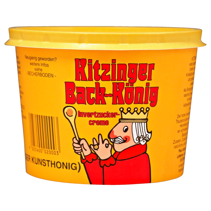 Kitzinger Back-König Invertzuckercreme 500g